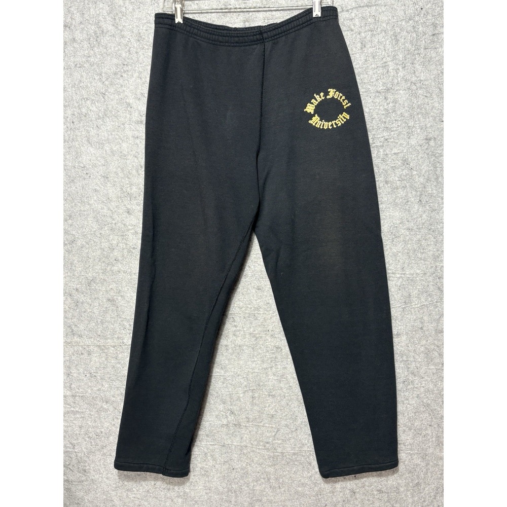 JanSport Wake Forest University Sweatpants Size L USA Black Vintage